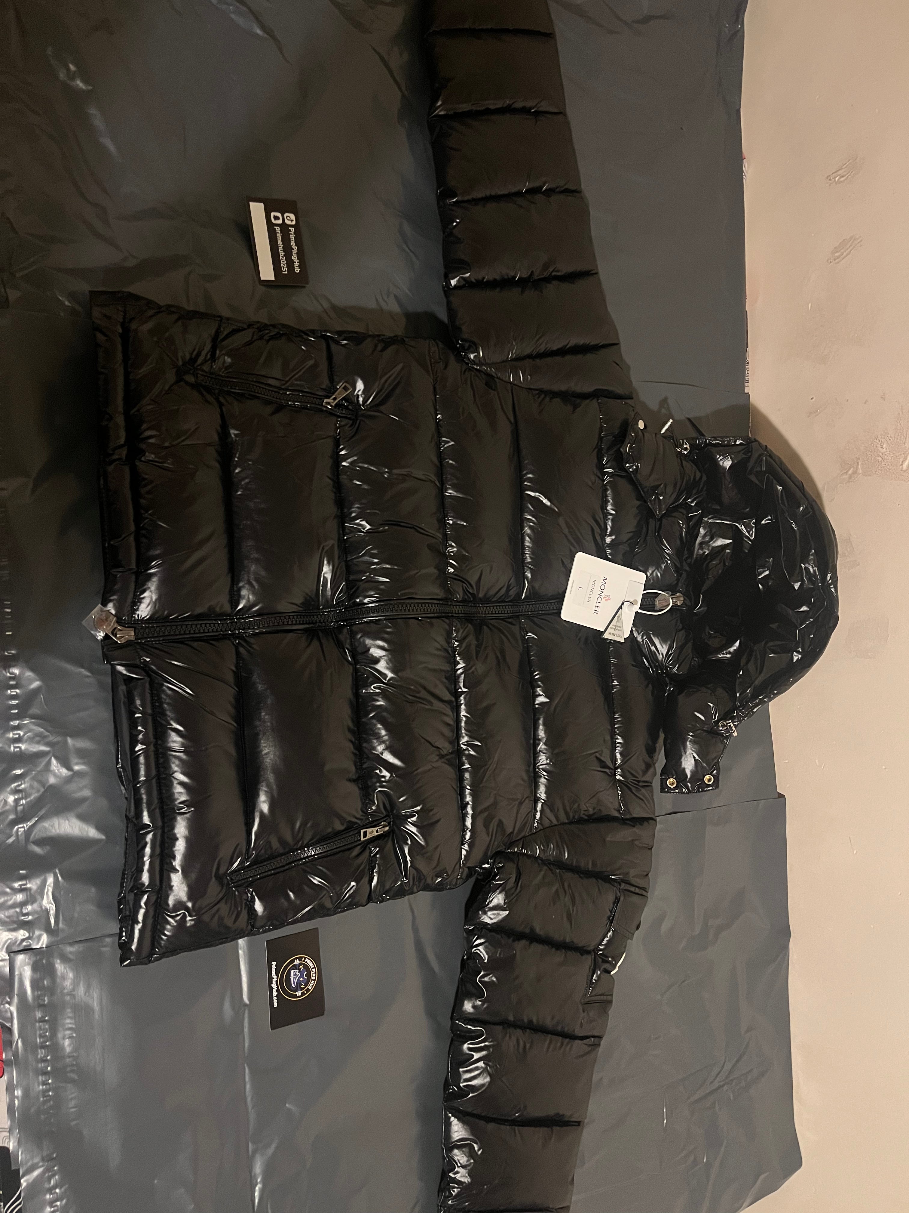 Black puffer jacket