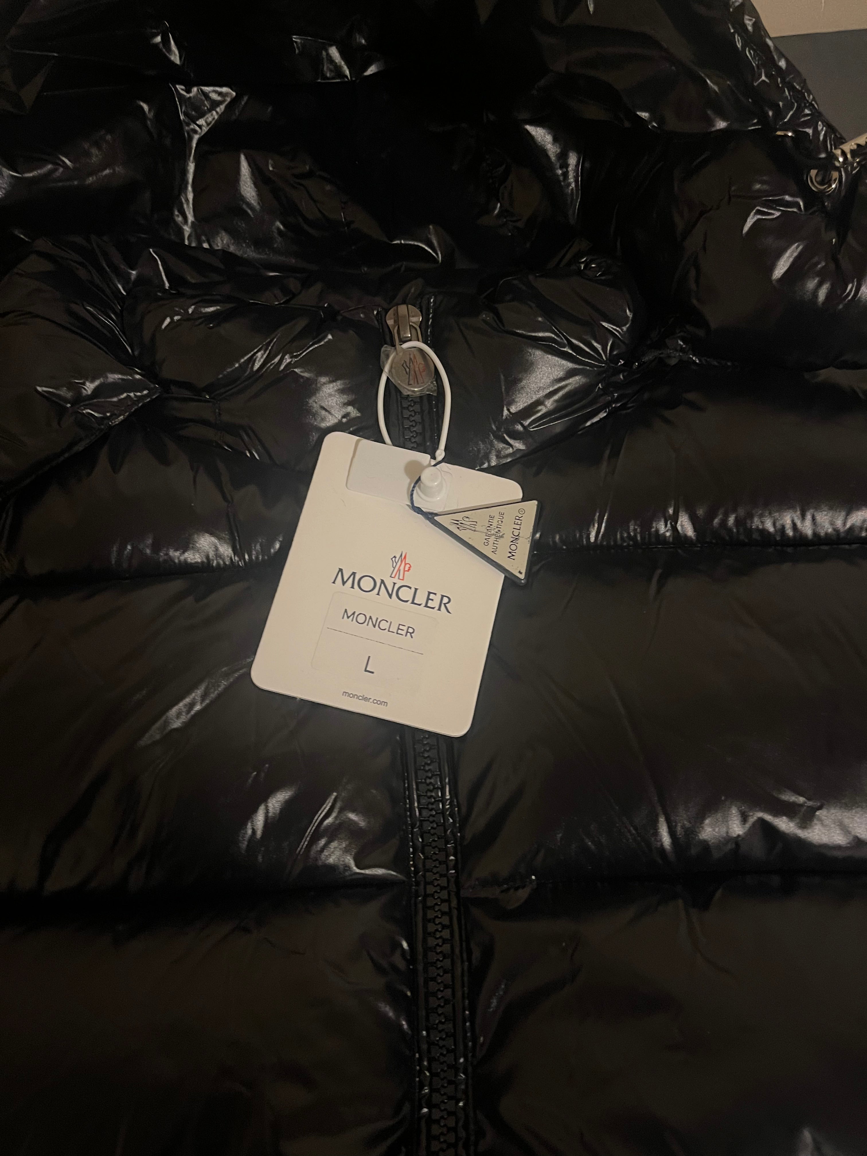Black puffer jacket